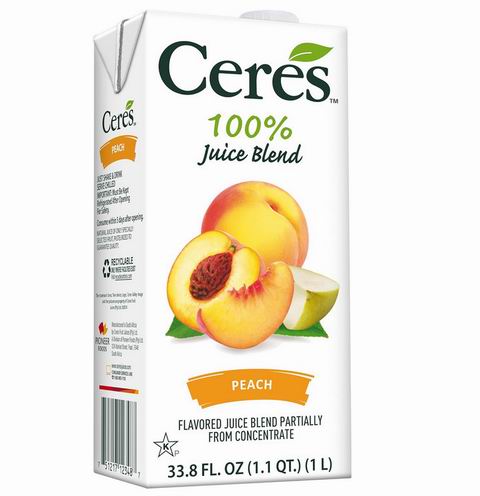 Ceres 天然芒果汁1升装 2.84加元!多种味道可选