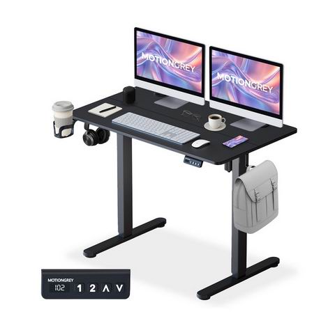  MotionGrey Ergo2 40英寸电动升降办公桌 88.99加元（原价 249.99加元）