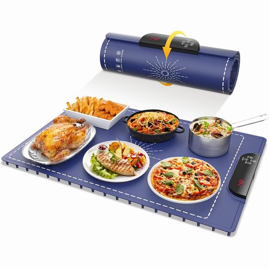  白菜价！历史新低！REGINEXT 硅胶纳米电热保温托盘2.6折 19.99加元包邮！免税！会员专享！