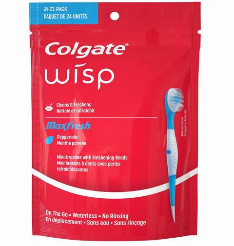 Colgate 高露洁 MaxFresh Wisp 一次性迷你牙刷24支 7.79加限量特卖(原价 12.36加元)!每支0.32加元 Colgate 高露洁 MaxFresh Wisp 一次性迷你牙刷24支 7.79加限量特卖(原价 12.36加元)!每支0.32加元