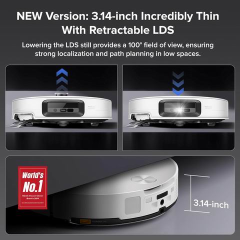 史低价!Roborock Saros 10 22000Pa 超薄机身 扫拖机器人 1499.99加元(原价 2299.99加元)