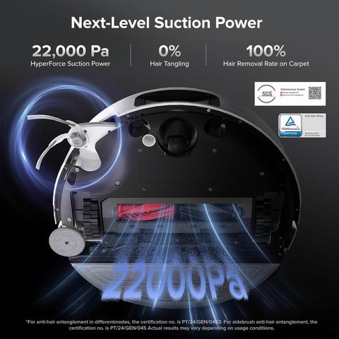 史低价!Roborock Saros 10 22000Pa 超薄机身 扫拖机器人 1499.99加元(原价 2299.99加元)