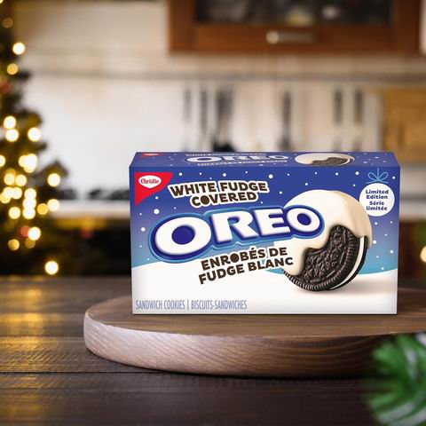 节日限定!OREO 白巧克力夹心饼干 3加元(原价 4.99加元)