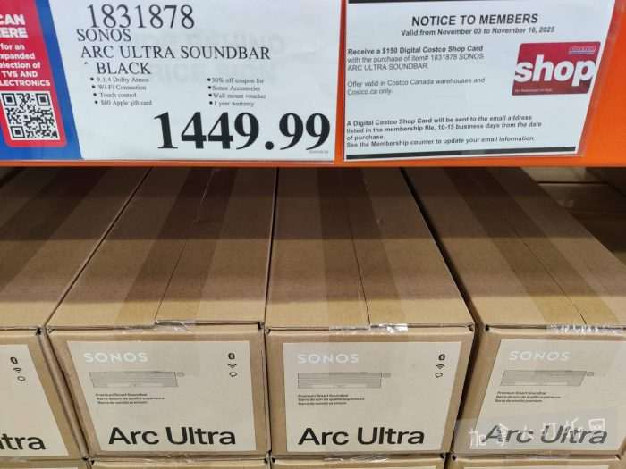 独家!【加东版】Costco店内实拍,有效期至11月16日!烟熏三文鱼.99、防水雪地靴.97、麻将.97、戴森洗地机9.99、鲜虾减、瑞士莲巧克力.99、胶原蛋白片.99!