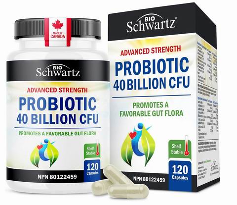 BioSchwartz 400亿每日益生菌120粒 33.29加元(原价 56.74加元)