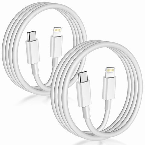 APFEN 苹果 MFi 认证 USB-C 转 Lightning 数据线/快速充电线2条 3.99加元(原价 11.99加元)!每条1.99加元