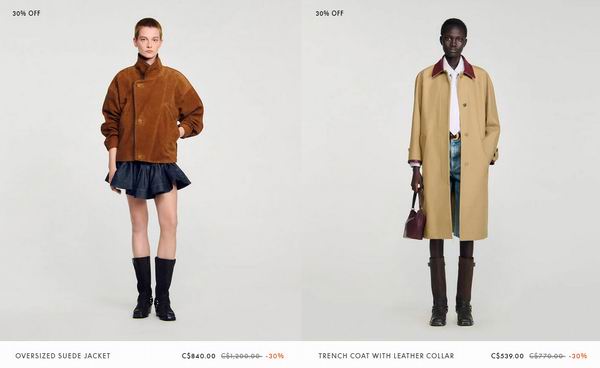 Sandro黑五大促:全场7折!法式名媛穿搭天花板