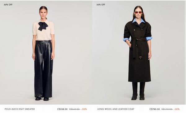 Sandro黑五大促:全场7折!法式名媛穿搭天花板