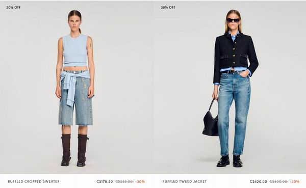 Sandro黑五大促:全场7折!法式名媛穿搭天花板