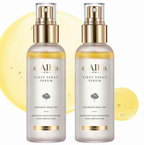 d'alba 空姐保湿喷雾 水光白松露精华2×100毫升 36加元（原价 50.99加元）