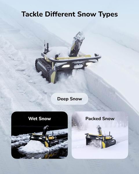 黑五史低!YAYARBO 模块化设计 多功能自动扫雪机器人 5499加元(原价 6899加元)