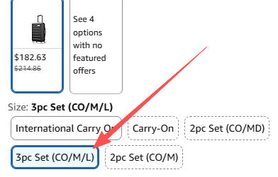 白菜速抢!历史新低!Samsonite 新秀丽 Omni 2 全PC 20+24+28英寸 超轻硬壳拉杆行李箱3件套2.6折 182.63加元包邮!比Costco便宜97.36加元!