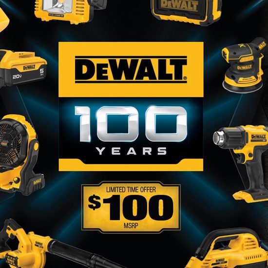 DeWALT 得伟黑五大促，精选电动工具及配件4折起！入无刷电钻$112.62！