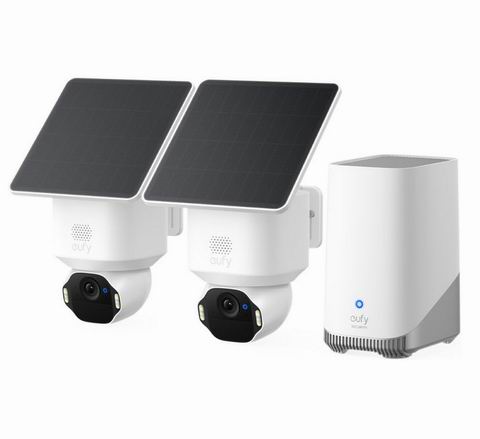 黑五史低！eufy Security SoloCam E42 4K太阳能户外安防 双摄像头套装5.9折 319.99加元（原价 539.99加元 ）！ 4摄像头套装499.99加元