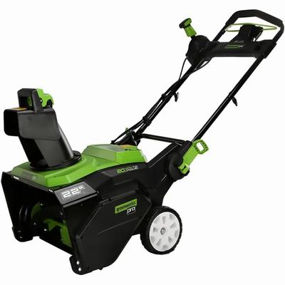 Greenworks黑五大促,精选铲雪机、割草机、吹扫机、高压清洗机等5.1折起!入无绳铲雪机!