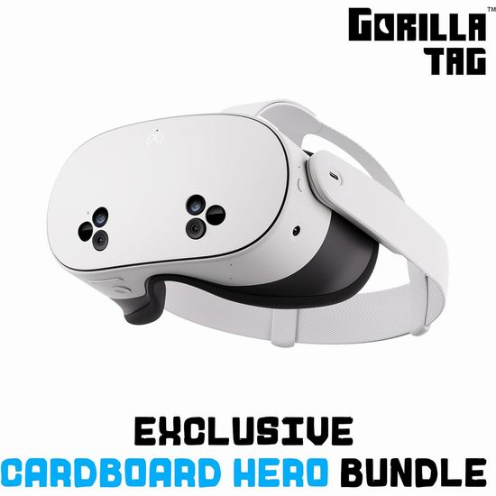 历史最低价!Meta Quest 3S 第三代VR头显一体机(128GB/256GB)+《Gorilla Tag》纸板英雄捆绑装 329.96-449.96加元包邮!