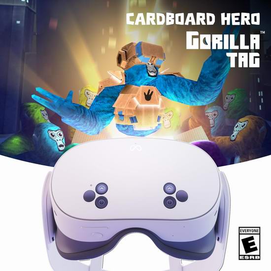 历史最低价!Meta Quest 3S 第三代VR头显一体机(128GB/256GB)+《Gorilla Tag》纸板英雄捆绑装 329.96-449.96加元包邮!