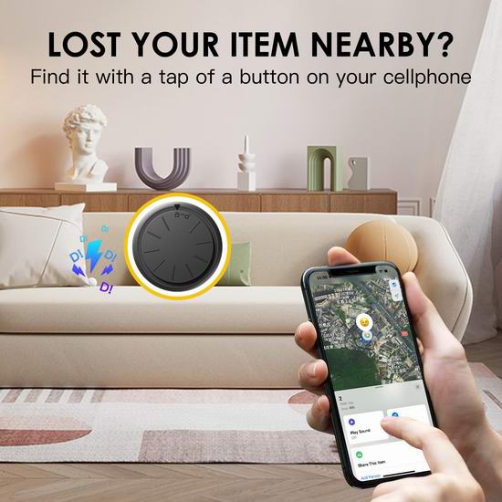 白菜价!历史新低!Hongtop H 防丢神器 GPS智能追踪定位器4件套3.6折 12.94加元!单个仅3.23加元!