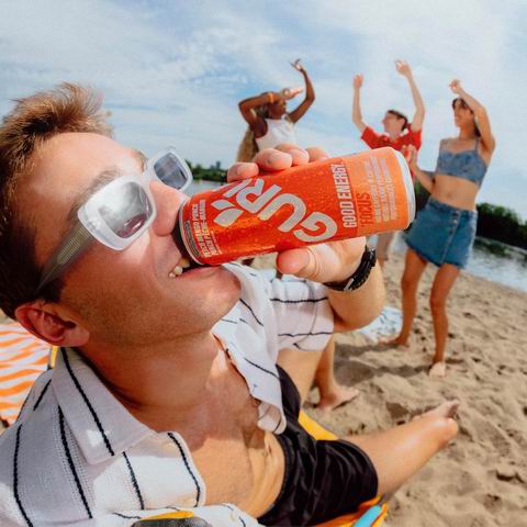 GURU 桃芒果味有机能量饮料355毫升 × 24瓶 47.97加元(原价 68.9加元)!每瓶1.99加元