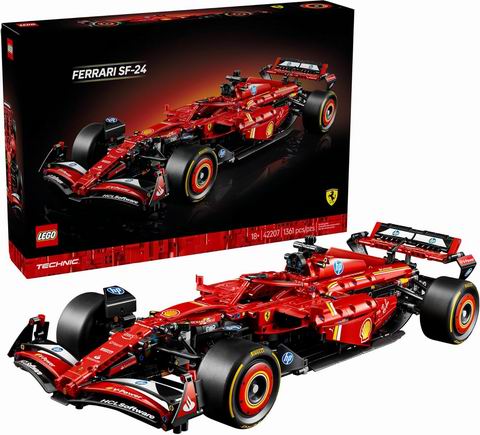 LEGO 乐高 42207 法拉利SF-24 F1 赛车模型 254.99加元（原价 299.99加元）