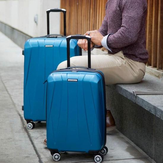 白菜价!Samsonite 新秀丽 全PC超轻行李箱3折起!入登机箱$86.55、2件套$176.99、3件套$260.09!