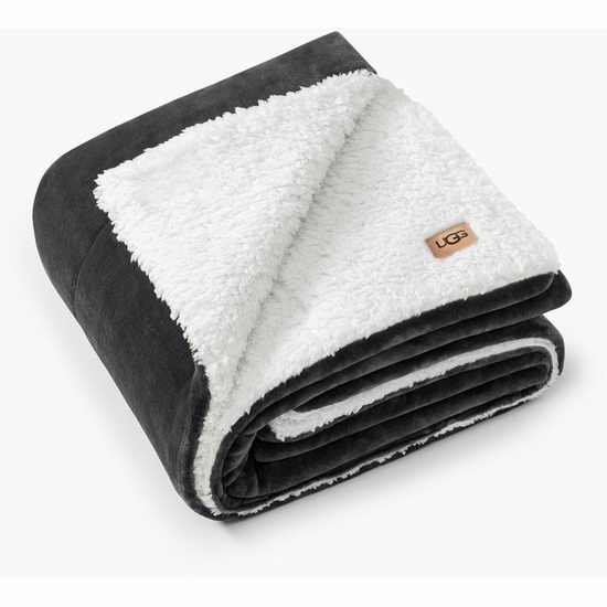 UGG Nita 超舒适 白色双面绒毛毯6.2折 74-74.14加元包邮！2色可选！