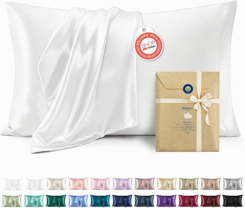  Bedsure  Queen 缎面枕套 2件装 11.99加元（原价 22.99加元）！多色可选