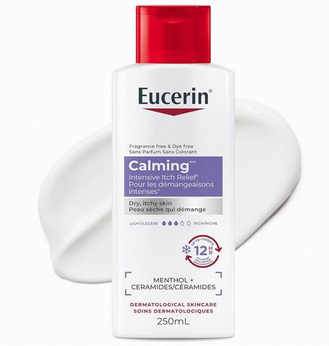Eucerin优色林保湿镇静身体乳 强效止痒 250毫升  11.96加元（原价 19.47加元）