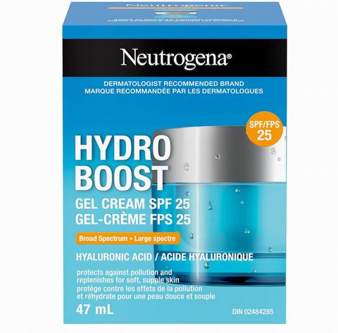 Neutrogena 露得清水活盈润保湿凝露 SPF 25 17.35加元(原价 22.97加元)