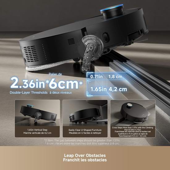 历史新低!Dreame X50 Ultra 小米追觅 五重升降 AI全能旗舰机皇 智能扫地机器人4.8折 1199.99加元包邮!送价值59.99加元替换滚刷!2色可选!