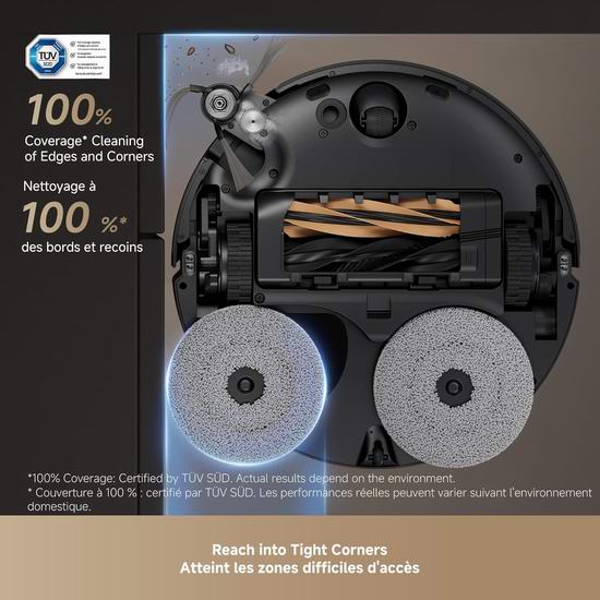 历史新低!Dreame X50 Ultra 小米追觅 五重升降 AI全能旗舰机皇 智能扫地机器人4.8折 1199.99加元包邮!送价值59.99加元替换滚刷!2色可选!