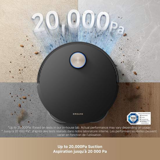 历史新低!Dreame X50 Ultra 小米追觅 五重升降 AI全能旗舰机皇 智能扫地机器人4.8折 1199.99加元包邮!送价值59.99加元替换滚刷!2色可选!