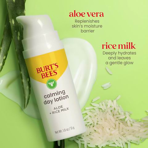  史低价！Burt's Bees 芦荟米浆舒缓保湿面霜 11.87加元（原价 24.99加元）