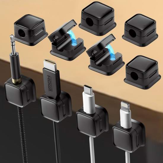 白菜价!历史新低!Teilybao 数据线管理 磁性线缆夹10件套2折 3.99加元!2色可选! 白菜价!历史新低!Teilybao 数据线管理 磁性线缆夹10件套2折 3.99加元!2色可选!