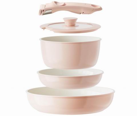 史低价!Redchef 不粘陶瓷锅具5件套 带可拆卸手柄 49.99加元(原价 89.99加元)!3色可选 史低价!Redchef 不粘陶瓷锅具5件套 带可拆卸手柄 49.99加元(原价 89.99加元)!3色可选