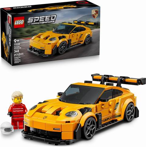  LEGO 乐高 77239 保时捷 911 GT3 RS 超级跑车玩具 26.58加元（原价 34.99加元）
