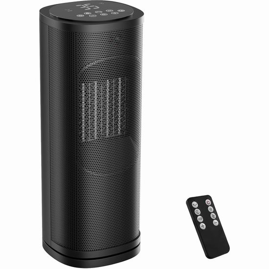 白菜价!历史新低!TIOKVIOP 1500W 可遥控电取暖器3.5折 34.99加元包邮!