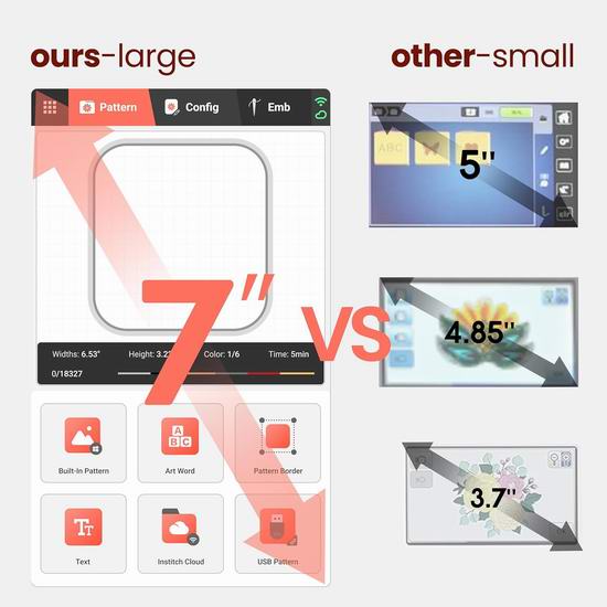 POOLIN EOC05 大刺绣面积 电脑控制刺绣机8.5折 949加元包邮!