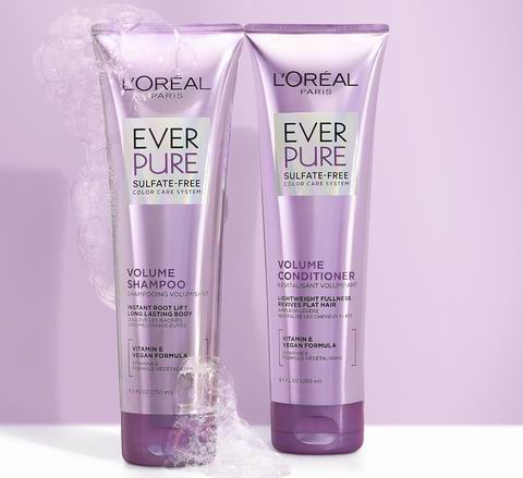 L'Oreal Paris EverPure 无硫酸盐丰盈洗发露250毫升 12.91加元限量特卖(原价 15.99加元)