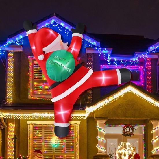 白菜价!历史新低!ZOOS 1.6米 室外悬挂式LED充气圣诞老人2.4折 21.99加元! 白菜价!历史新低!ZOOS 1.6米 室外悬挂式LED充气圣诞老人2.4折 21.99加元!