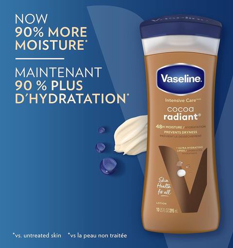 Vaseline 深层滋润可可亮泽润肤乳295毫升 4.72加元(原价 6.47加元)