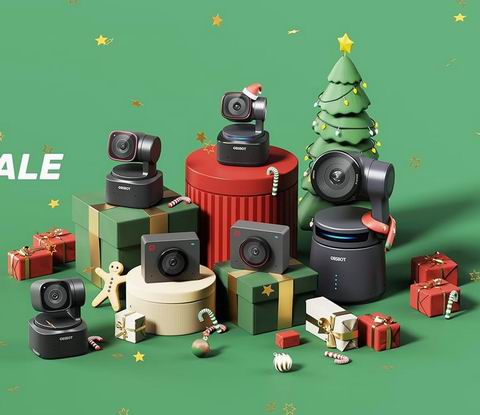 圣诞节!一秒变专业主播的秘密武器!OBSBOT AI 智能摄像头7.5折 92加元起