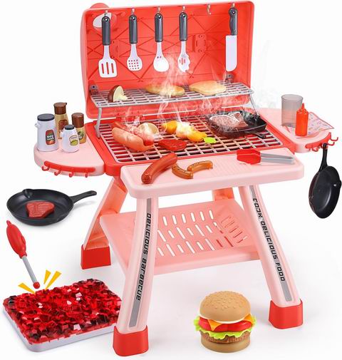 cute stone 儿童烧烤玩具套装 带声光+冷喷雾 25.92加元(原价 38.99加元) cute stone 儿童烧烤玩具套装 带声光+冷喷雾 25.92加元(原价 38.99加元)