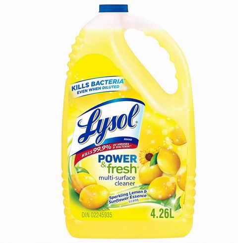 LYSOL 柠檬味 多用途清洁剂4.26升 9.47加元(原价 11.97加元) LYSOL 柠檬味 多用途清洁剂4.26升 9.47加元(原价 11.97加元)
