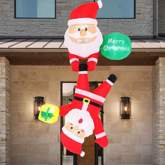 白菜价!历史新低!Vilante 5.1英尺 户外LED充气圣诞老人2.5折 14.09加元清仓!2款可选! 白菜价!历史新低!Vilante 5.1英尺 户外LED充气圣诞老人2.5折 14.09加元清仓!2款可选!