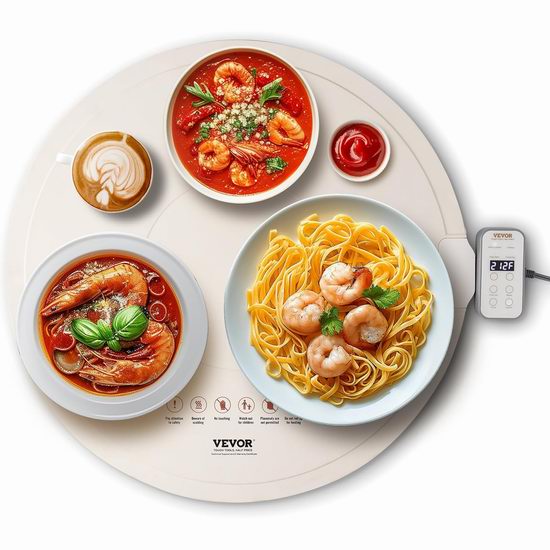 历史新低!VEVOR 60厘米圆形 电热硅胶食物加热垫5.5折 38.59加元包邮! 历史新低!VEVOR 60厘米圆形 电热硅胶食物加热垫5.5折 38.59加元包邮!