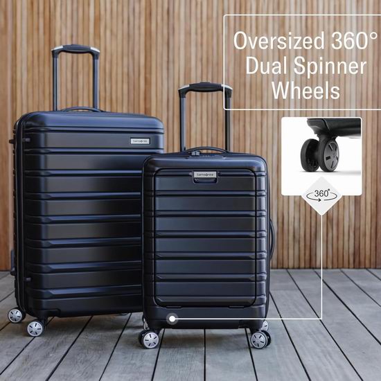 节礼周白菜!历史新低!Samsonite 新秀丽 Omni 2 全PC 超轻硬壳 20+24英寸拉杆行李箱2件套3.5折 173.47加元包邮!