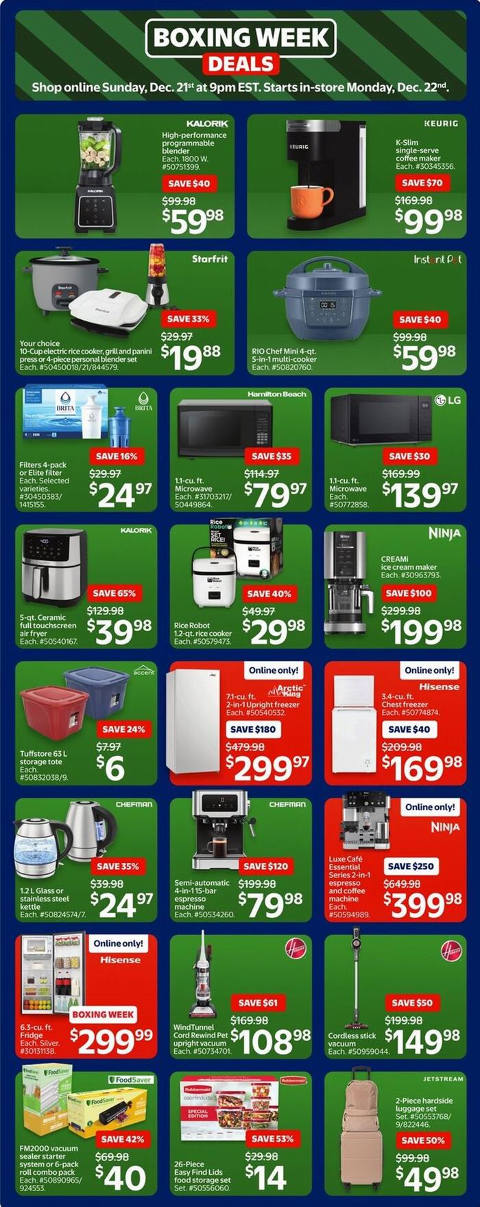 今晚9点开抢!Walmart节礼周大促,iPhone 16零月供+送0、AirPods耳机9、电压力锅.98、Corelle餐具5折、空气炸锅.98、戴森吸尘器9.99!