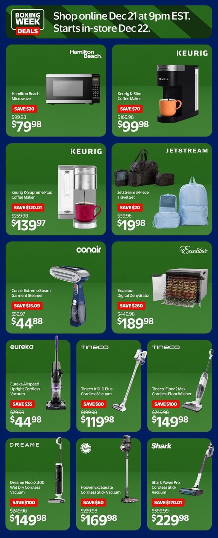 今晚9点开抢!Walmart节礼周大促,iPhone 16零月供+送0、AirPods耳机9、电压力锅.98、Corelle餐具5折、空气炸锅.98、戴森吸尘器9.99!