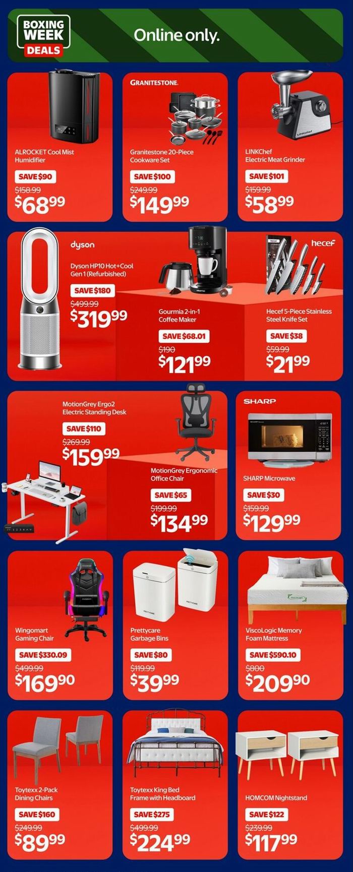 今晚9点开抢!Walmart节礼周大促,iPhone 16零月供+送0、AirPods耳机9、电压力锅.98、Corelle餐具5折、空气炸锅.98、戴森吸尘器9.99!